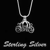 Sterling Silver Princess Charriot Pendant & Necklace