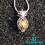 Sterling Silver Pineapple Pendant & Necklace