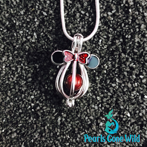 Sterling Silver Mouse Pendant & Necklace