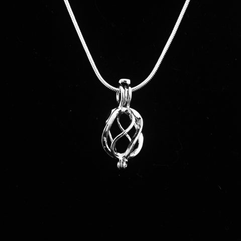 Twisted Drop Pendant & Necklace