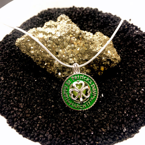 Sterling Silver St. Patrick's Pendant & Necklace